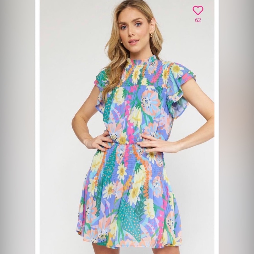 Entro small smocked dress